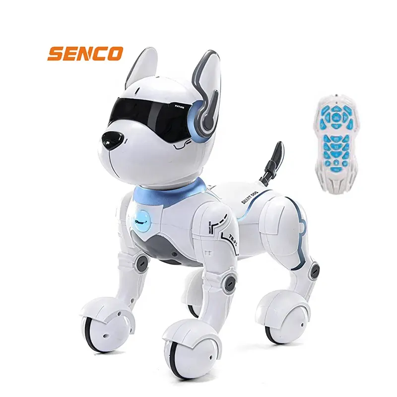 इलेक्ट्रॉनिक इंटरैक्टिव बुद्धिमान रोबोट कुत्ते के खिलौने रिमोट कंट्रोल कुत्ते खिलौना रोबोट पिल्ला बैटरी संचालित आर सी कुत्ते रोबोट खिलौना