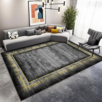 Le tapis haut de gamme en velours cristal aux couleurs artistiques de Mo Ran convient à diverses occasions.