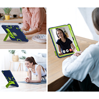 Étui antichoc 3 couches pour iPad Air 13 M4 2026 M3 2025 M2 2024 avec support pliable et porte-stylo, en silicone et PC, OEM ODM