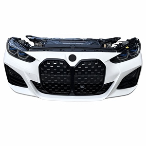 Conjunto de Parachoques Delantero Original Usado para <span class=keywords><strong>BMW</strong></span> <span class=keywords><strong>Serie</strong></span> <span class=keywords><strong>4</strong></span> G22 <span class=keywords><strong>Gran</strong></span> Coupé <span class=keywords><strong>430i</strong></span> 440i, Ensamblaje Completo de la Parte Delantera OEM G26 - Product Image 1