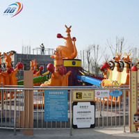 Aire de jeux pour parc à thème extérieur, manèges à sauter, jeux pour enfants, tours de saut de kangourou heureux