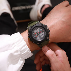 Montre-bracelet numérique de haute qualité Relogio Grand cadran Sport de plein air Affichage de la <span class=keywords><strong>semaine</strong></span> Montre numérique étanche pour hommes - Product Image 5