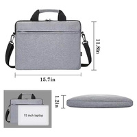 Sac fourre-tout pour ordinateur portable avec logo personnalisé, sac à bandoulière réglable pour le travail et les voyages, grande capacité, sac fourre-tout portable en Oxford