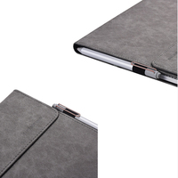 Étui universel en cuir noir pour tablette Microsoft surface pro 7, 12.3 pouces