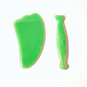 HZ Wholesale Rodillo Gua Sha de Aventurina Verde para Masaje Facial, Material de Aventurina Verde y Material de Mango de Jade - Product Image 5