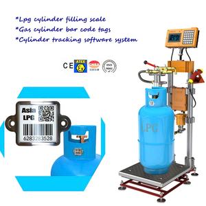 액체 가스 실린더 바코드 스캐닝 ATEX lpg 채우는 가늠자 기계 - Product Image 2