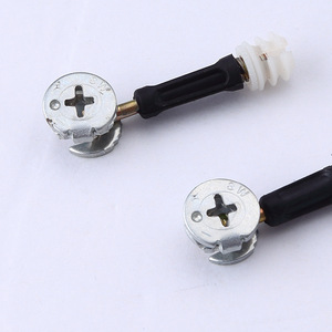 สกรูยึดตู้ไม้แบบใหม่ สกรูขนาดเล็ก สกรูเชื่อมต่อ เฟอร์นิเจอร์เหล็ก - Product Image 5