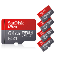 Carte Micro TF SanDisk Originale C10 Ultra pour Appareil Photo, Mémoire Flash 32 Go 64 Go 128 Go 256 Go 512 Go Classe 10 Plastique SDSQUNC
