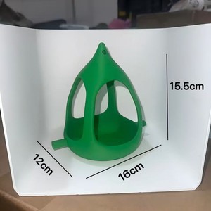 Mini Spherical Bird Feeder 1.8L Outdoor Hanging Garden Feeder With Drainage Design For Backyard Birding - Product Image 2