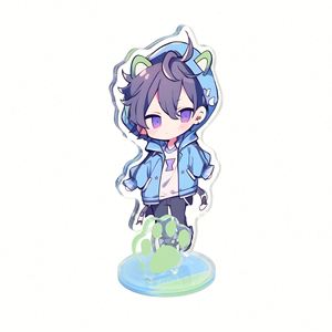 Support de présentation en acrylique personnalisé pour figurine de dessin animé, porte-clés transparent en plastique style anime, modèle souvenir décoratif - Product Image 3