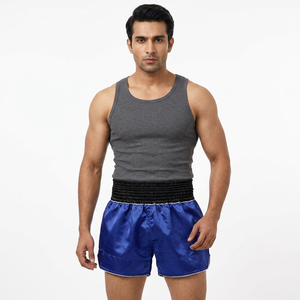 Pantalones Cortos de Muay Thai, Ropa de Boxeo MMA, Pantalones Cortos Deportivos para Hombres, Mujeres y Niños, para Entrenamiento de Gimnasio, Culturismo, Kickboxing y Combate - Product Image 1