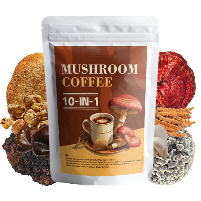 Амулин, частная марка, Кофе ganoderma, гриб Рейши, растворимый черный кофе