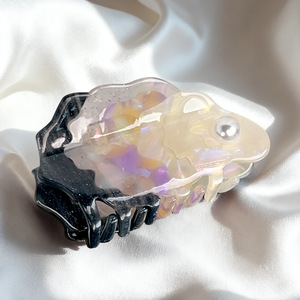 Yjl Thiết Kế Mới Vỏ <span class=keywords><strong>Clam</strong></span> Acetate Tóc Claw Khá Vỏ Ngọc Trai Tóc Claw Tùy Chỉnh Claw Clip Cho Phụ Nữ - Product Image 6