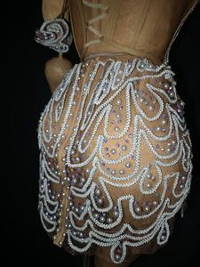 <span class=keywords><strong>Robe</strong></span> <span class=keywords><strong>de</strong></span> soirée <span class=keywords><strong>de</strong></span> ballet en soie/coton à paillettes blanches <span class=keywords><strong>pour</strong></span> adultes Lurong, style célébrité, festival, soirée, bal, podium - Product Image 6