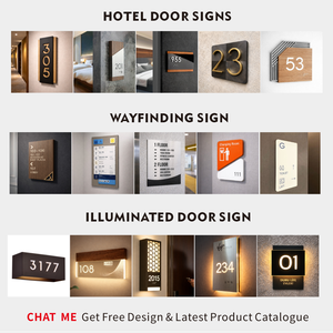 Targhe Numeriche per Porte in Acrilico OEM con Illuminazione per Hotel, Appartamenti e Uffici - Product Image 4