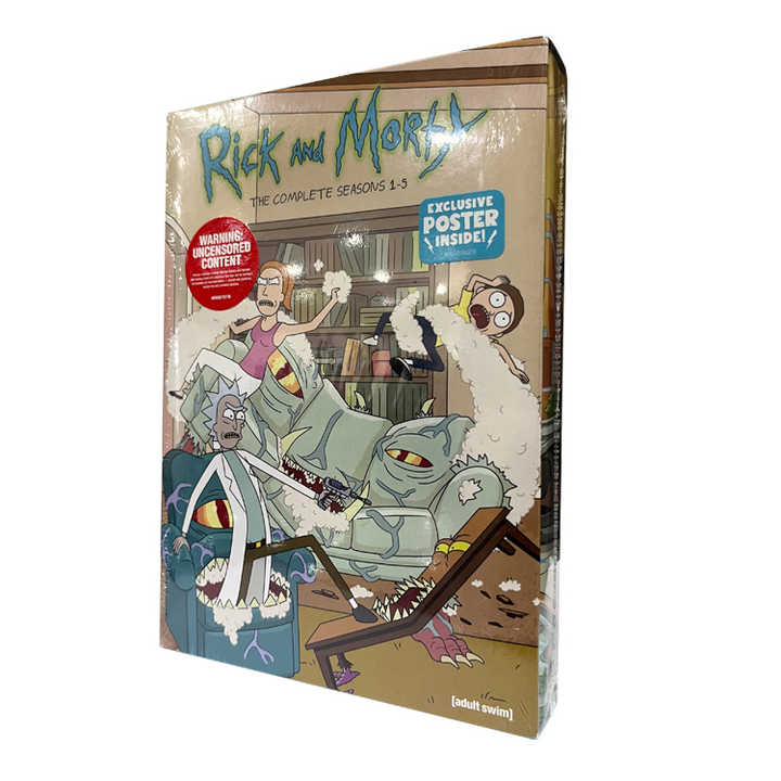 Rick And Morty The Complete Seasons 15 10dvd Discs High Quality Ebay