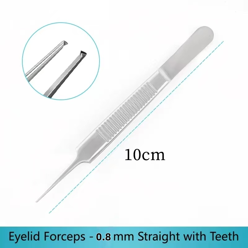 Edison Plastic Surgery Forceps 0.8 Serrated