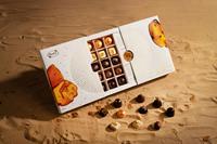 Maßgefertigte Luxus-Schokoladen-Geschenkverpackung aus Hartpappe mit Bronzedruck, Individuelle Form & Einlage für Premium-Lebensmittelverpackungen