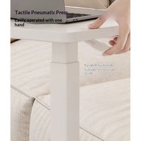 Table console en bois pour salon, table de chevet mobile, bureau pliable réglable en hauteur, petit bureau compact pour ordinateur, style moderne minimaliste