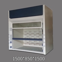 Hotte d'échappement personnalisée en PP tout acier, table d'opération de laboratoire, type d'air net sans conduit avec lampe UV