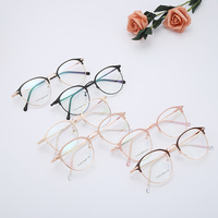 Montures de lunettes optiques en métal pur, les plus vendues, fournies directement par l'usine