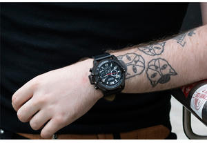 Reloj para hombre, cronógrafo multifuncional, calendario deportivo, resistente al agua, reloj de pulsera de cuarzo, reloj de moda para hombre - Product Image 2