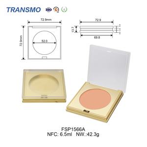 Wholesale Powder Boxes for <b>Blush</b> Eye Shadow Palette with Mirror <b>Blush</b> Packaging Plastic 6.5ml Empty Cosmetic Container - Product Image 2
