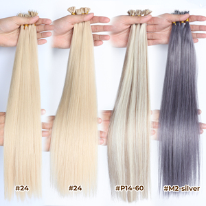 Nhà Máy Bán buôn ý Keratin phần mở rộng tóc lời khuyên đôi rút ra lớp biểu bì phù hợp nguyên liệu Nga Human Trinh k tip Pre ngoại quan - Product Image 2