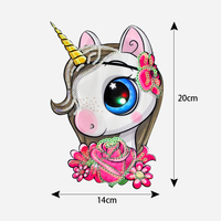 Patchs décoratifs personnalisés prêts à être expédiés, appliques pour vêtements, patchs en sequins à coudre, patchs de dessins animés pour vêtements d'enfants