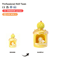 Zoete Wensfles Mini Licht Mystery Blind Box Schattig Dierenfiguurtje Binnenin Kleurrijk Fruitthema Lamp Ornament Decoratie