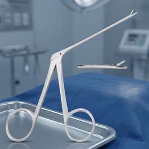 Pinzas Quirúrgicas Manuales Dentadas para Oído, Garganta y Nariz (ENT) de 2.5 Pulgadas, Acero Inoxidable Alemán, Certificación CE, Uso Hospitalario - Product Image 3