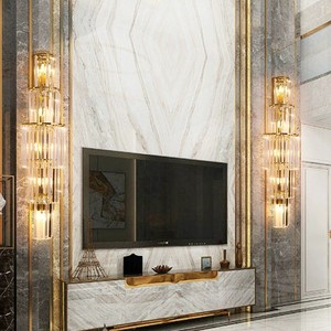 <span class=keywords><strong>Tyson</strong></span> nouveau contemporain doré brillant cristal applique applique populaire intérieur décoratif chambre salle de bain salon - Product Image 3
