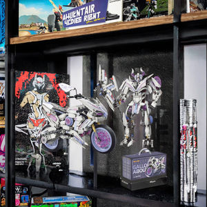 Escala de montaje de alta dificultad Cyberpunk, juego de bloques de construcción de motocicletas, modelo de plástico, coche de <span class=keywords><strong>juguete</strong></span>, tema, caja contenedora transformable - Product Image 4