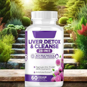 28-in-1ตับทำความสะอาดดีท๊อกซ์สูตรซ่อมแซมแคปซูลสดสมุนไพรอาหารเสริมสนับสนุนตับฉลากส่วนตัว - Product Image 2