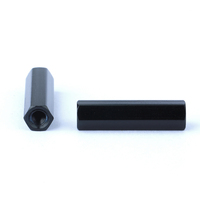 Entretoise hexagonale filetée femelle-femelle M5 en nylon noir pour PCB – Stock usine