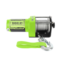 Treuil électrique 12V 3000lbs pour voiture, treuil de cabestan OEM/ODM, kits de télécommande électrique, treuil électrique tout-terrain 4x4 pour voiture, camion, grue