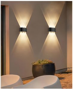 Lampada da Parete LED Moderna per Esterni, Impermeabile, Nera, Quadrata, ad Alta Luminosità, per Cortile, IP65 - Product Image 3