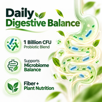 Gummies Super Greens OEM ODM, Mélange de Superaliments Probiotiques et Fibres, Compléments Alimentaires Quotidiens à Base de Plantes, Fournisseur d'Usine en Marque Blanche