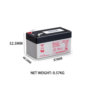YUASAエネルギー貯蔵バッテリーNP1.2-12/12V1.2AH防火ホストDCスクリーンUPSメンテナンスフリー - Product Image 3