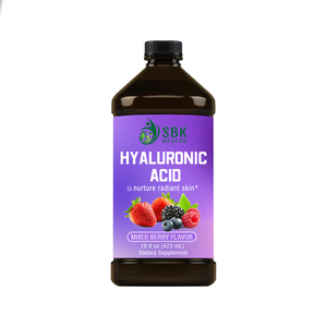 Private Label Service Hyaluronic Acid Oral Liquid 16 fl oz Mixed Berry Flavor Dietary <b>Supplement</b> Skin Hydrating - Product Image 1