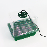 Bandeja de germinación LK con ventilación y luz, caja de cultivo para inicio de semillas, de uno a cinco cables, fecha de cultivo
