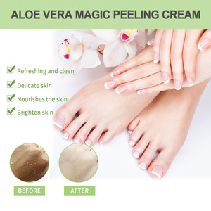 Marque privée oem Crème exfoliante réparatrice à l'<span class=keywords><strong>aloe</strong></span> <span class=keywords><strong>vera</strong></span> pour le nettoyage en douceur de la peau du visage - Product Image 3