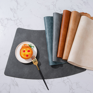 Mantel Individual Moderno en Forma de Abanico, Impermeable y Ecológico de PU, Aislante para Mesa, Utensilio Doméstico - Product Image 3