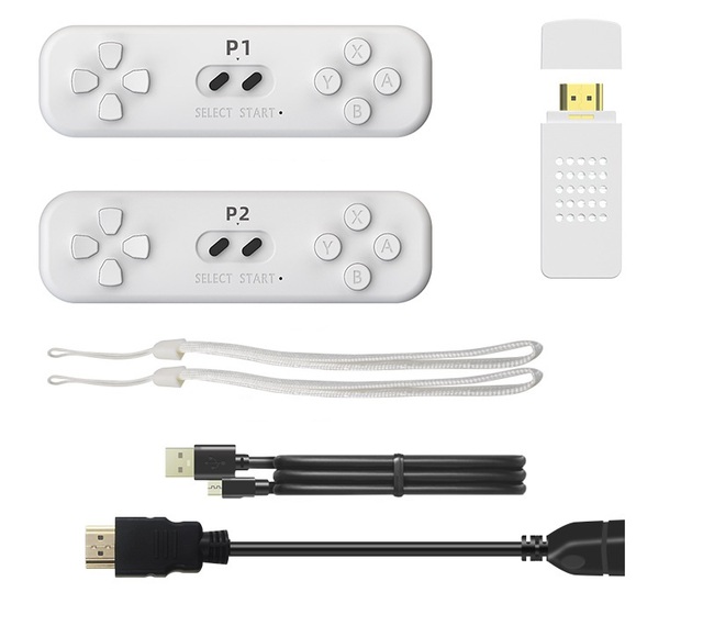 Mini Motion Sensing TVGame Console with Wireless Controllers Interactive Sports Games for Home Fitness Family Entertainment
