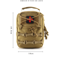 Zennison Design personnalisé Molle poche verticale multifonctionnelle sac de taille tactique extérieur pochette tactique Med Kit