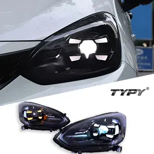 Accesorios para Auto, Faros LED de 12V y 6000K para Fit GR9 2021-2023, Actualización Modificada con Nueva Luz Diurna Dinámica y Señal de Giro - Product Image 2