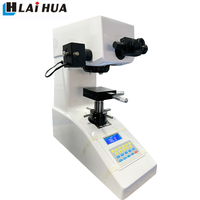 Durómetro Micro Vickers Económico |   Torreta Manual para Medir Cerámica, Vidrio, Secciones Delgadas de IC y Recubrimientos