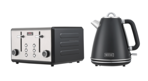 Ohigitechi Retro Vintage Breakfast Set 1.7L 304 Stainless Electric <strong>Kettle</strong> <strong>and</strong> <strong>4</strong> <strong>Slices</strong> <strong>Toaster</strong> Multi-function Various Browning - Product Image 6
