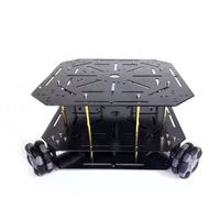 Base de robot à roues omnidirectionnelles avec moteur à encodeur Hall pour un contrôle précis du mouvement