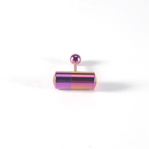 <span class=keywords><strong>Piercing</strong></span> Magnético para la <span class=keywords><strong>Lengua</strong></span>, Anillo Vibrador con Batería, Joyería para <span class=keywords><strong>Piercing</strong></span> Corporal - Product Image 2